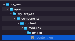 Screencap of file structure in JRC ROOT