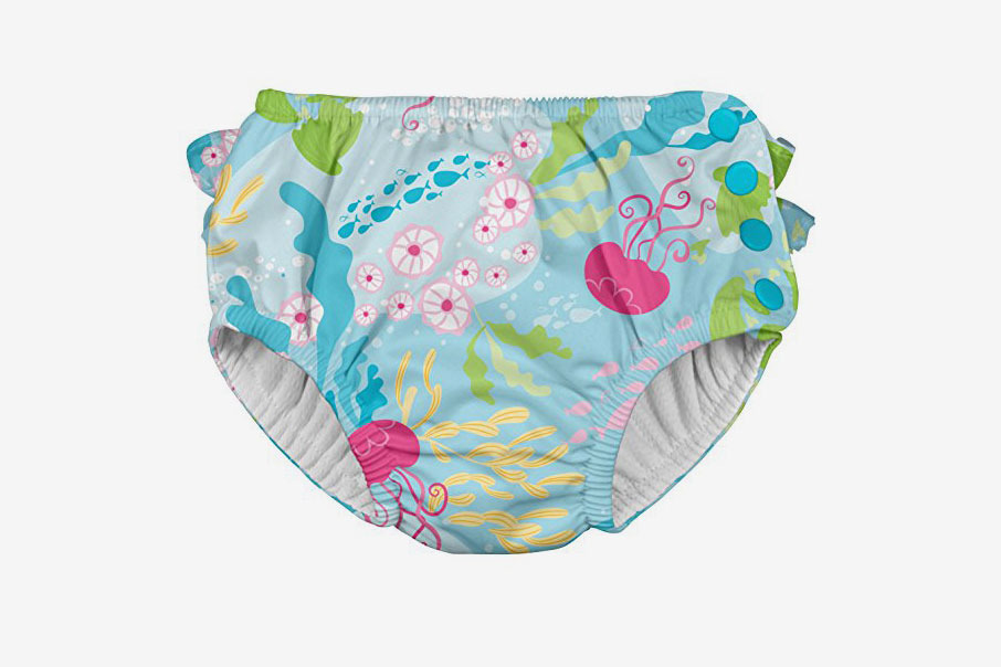 I Play Ruffle Snap Reusable Absorbent Swimsuit Diaper