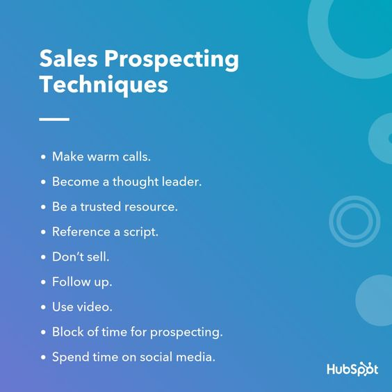 Sales Prospecting Techniques