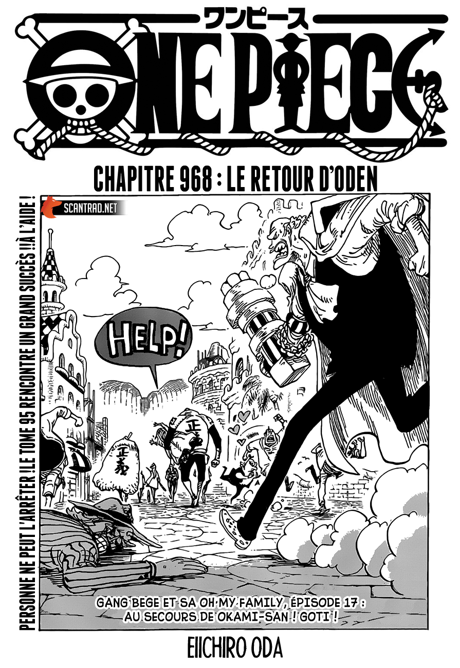 One Piece: Chapter 968 - Page 1