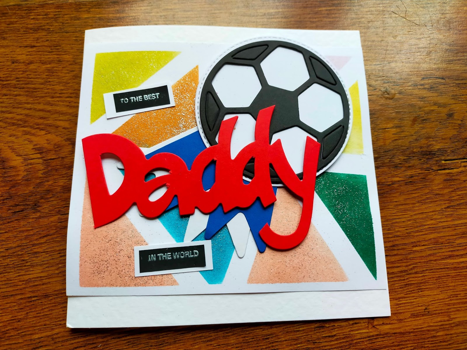 fathers day card football