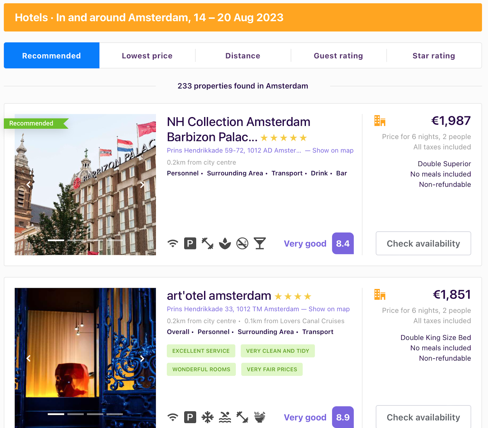 Booking your accommodation in Amsterdam with Trazler lets you compare from a wide range of options. 