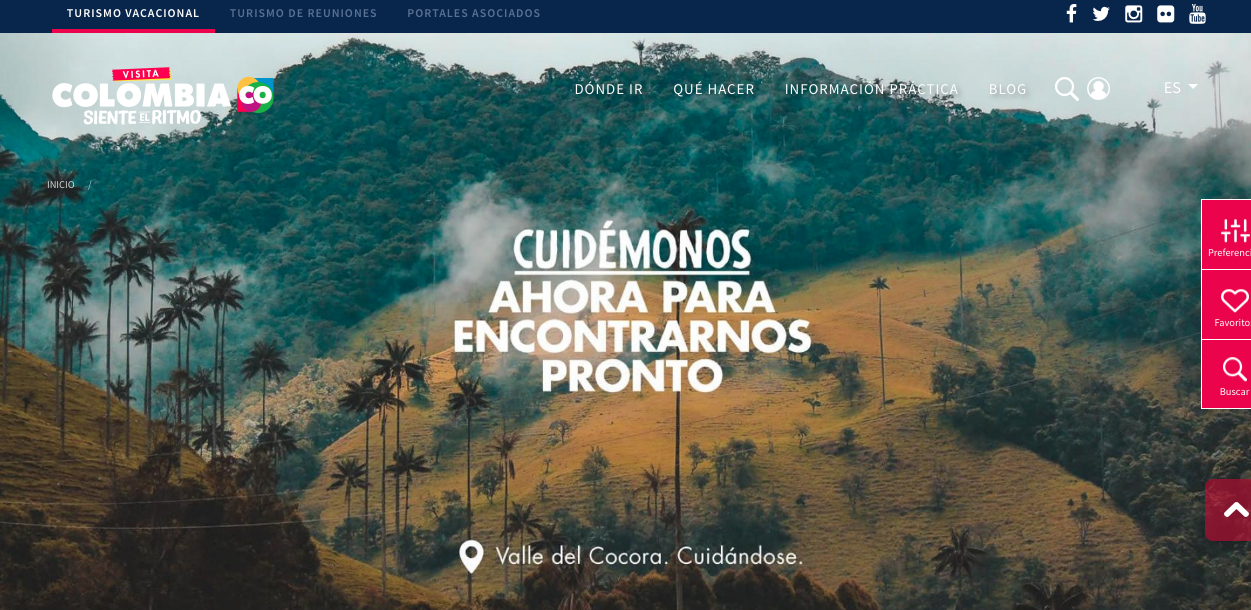 Campaña de marketing turistico y covid colombia