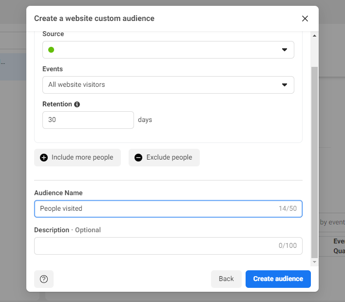 creating custom audience