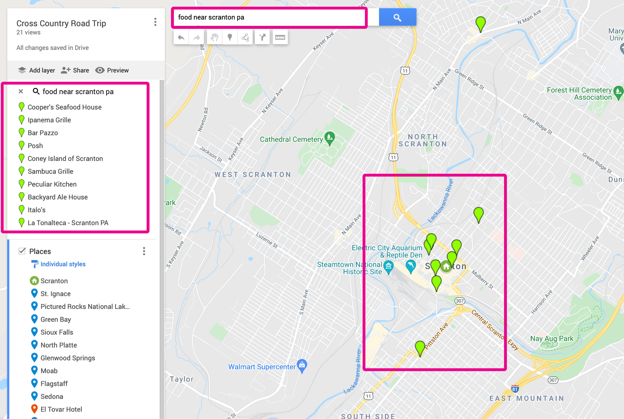 How to Use Google My Maps To Plan A Road Trip