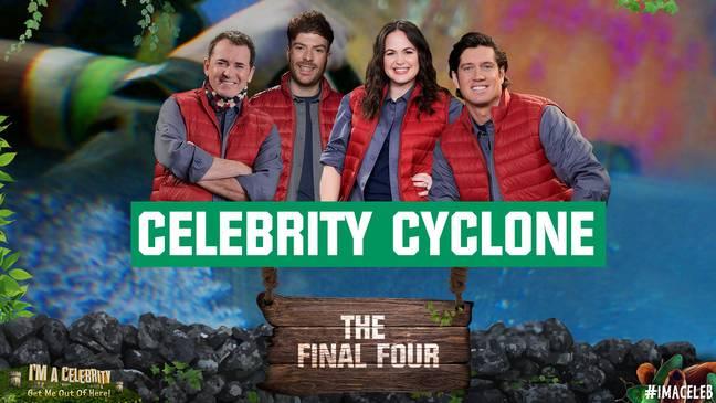 Celebrity Cyclone is always the highlight of the series (Credit: Twitter/imacelebrity)
