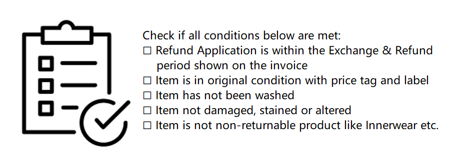 Online Order】Return Procedure | UQ HK | UQ HK Customer Service