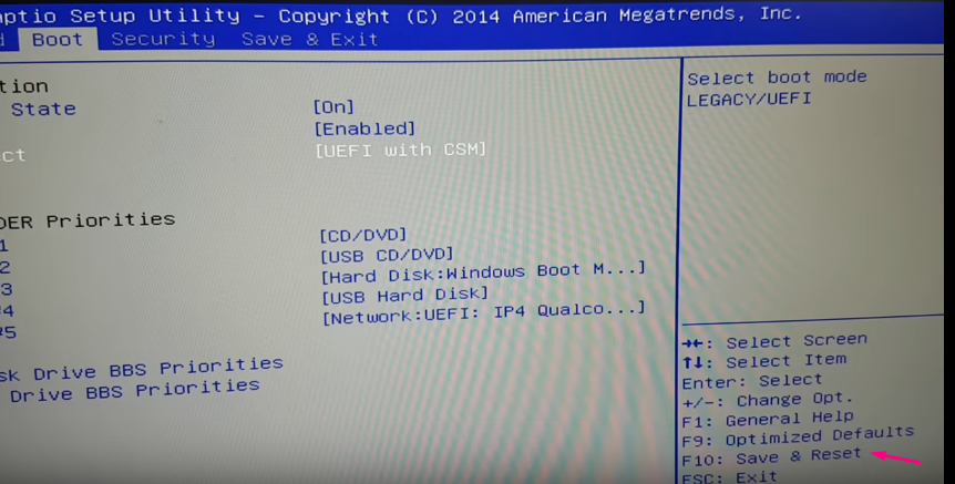 uefi with csm