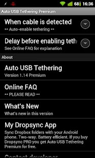 Auto USB Tethering Premium apk Review