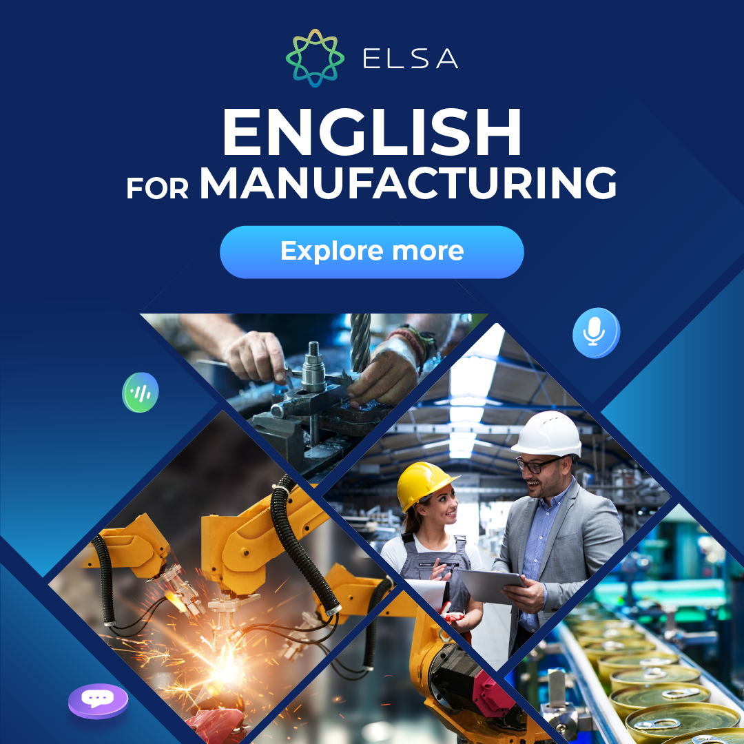 Manufacturing training program template | ELSA Speak