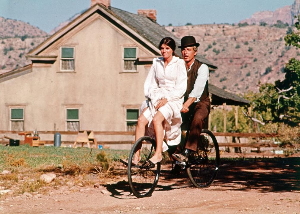 Paul Newman and Katharine Ross in a scene from "Butch Cassidy and the Sundance Kid"