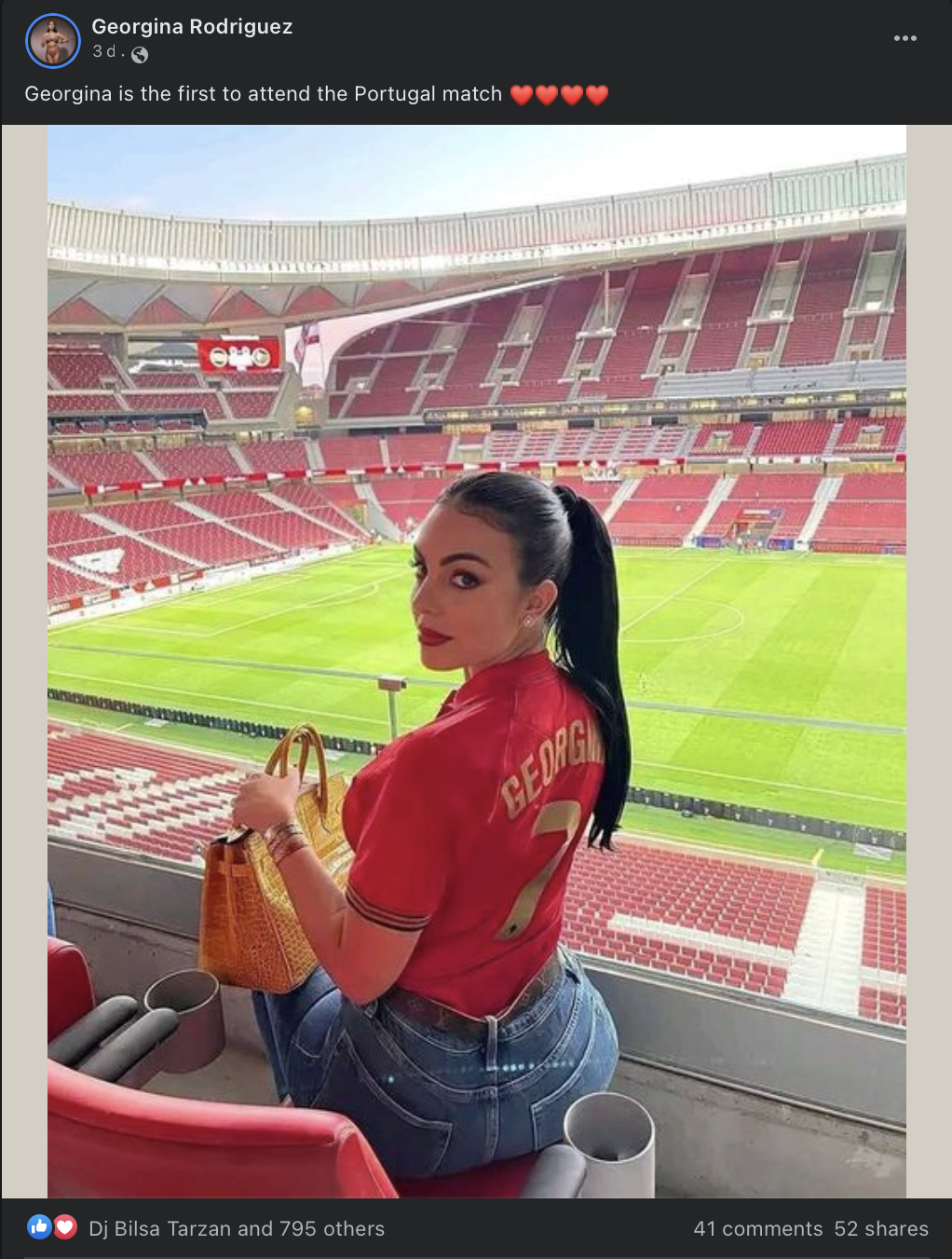 Georgina Rodriguez floors us with her sensational style as she supports  beau Cristiano Ronaldo in Qatar World Cup, see pictures