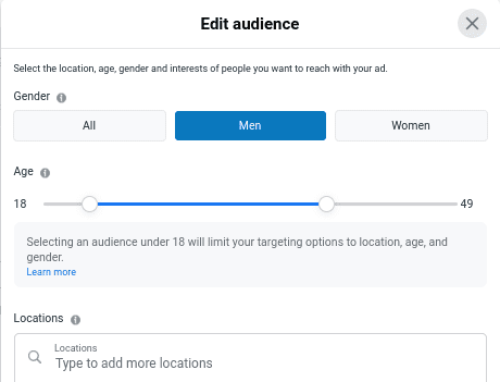 set custom audiences