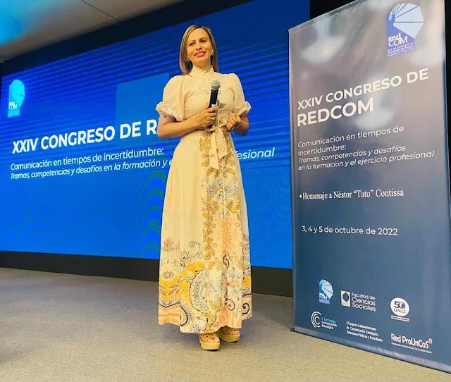 Periodista dominicana dictará conferencia en XXIV congreso REDCOM Argentina 