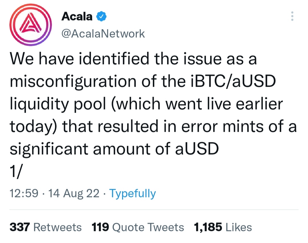 Acala hack, Is Acala hack the end to algorithmic stablecoins?