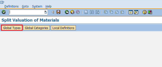 SAP Split Valuation type path