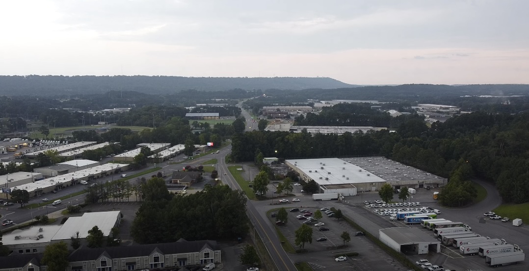Aerial Perspective of a Location in Homewood, Alabama