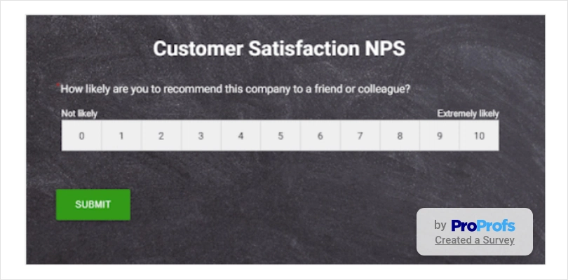 Customer Satisfaction NPS
