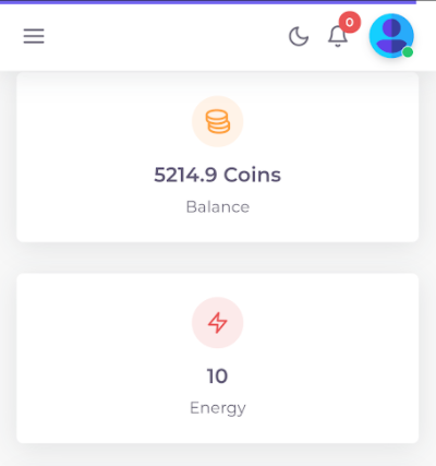 HilAno Faucet Coin and Energy Balance