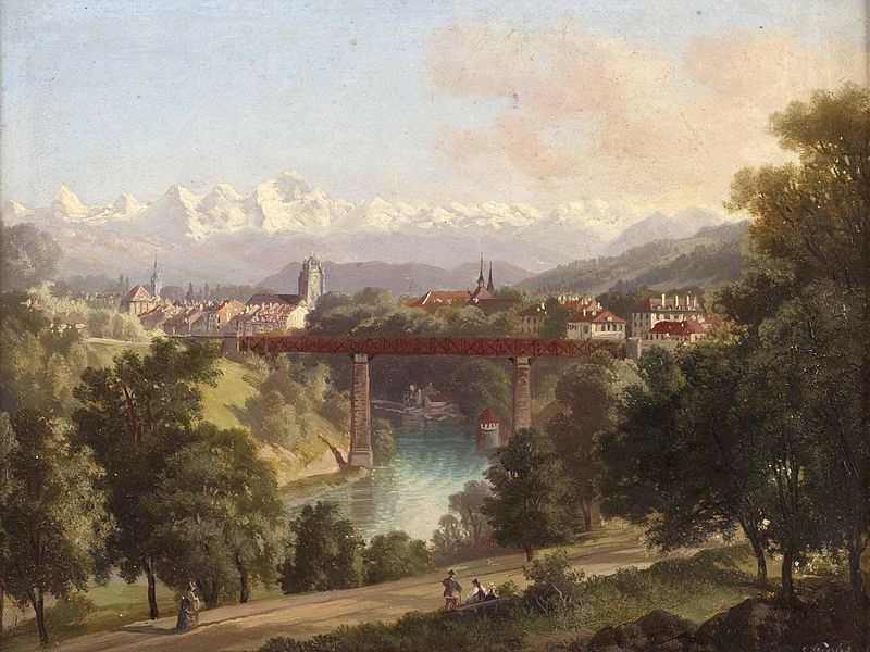 File:Karl Fuchs Bern mit Brücke.jpg