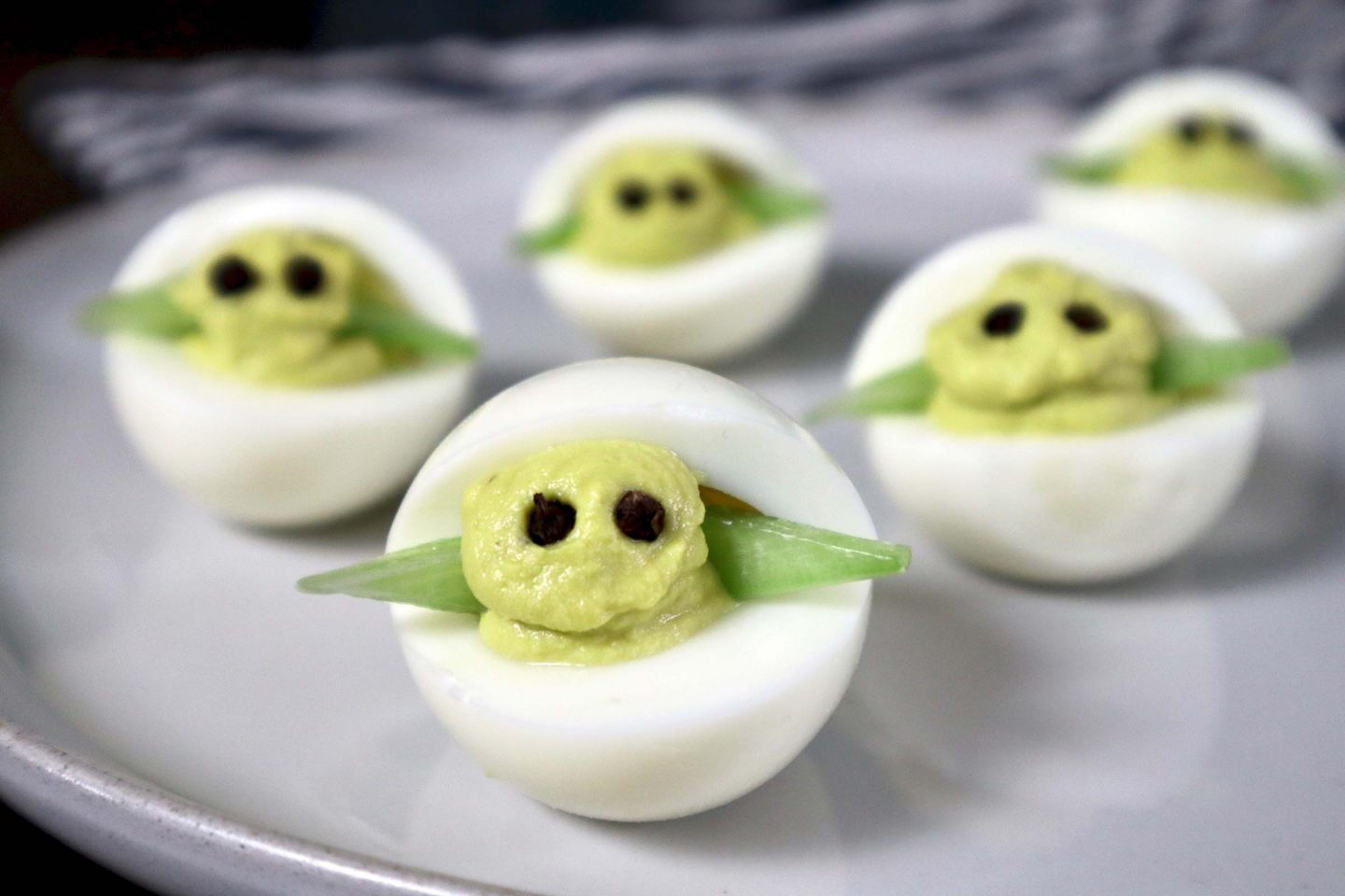 baby yoda deviled eggs