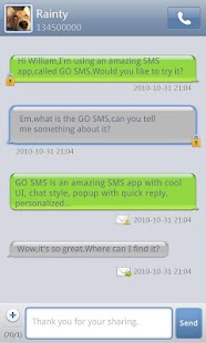 Download GO SMS Pro Grey Theme apk