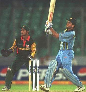 Ganguly's masterful 135 not out against Bangladesh in run chase 