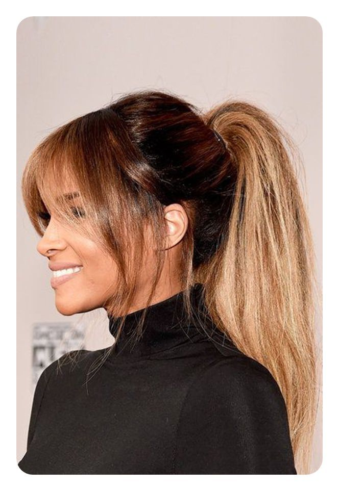 Ponytail with Bangs hairstyle