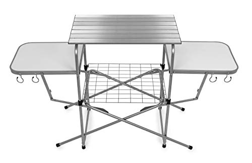 โต๊ะตั้งเตาย่างสำหรับแคมป์ปิ้ง Camco 57293 Deluxe Folding Grill Table