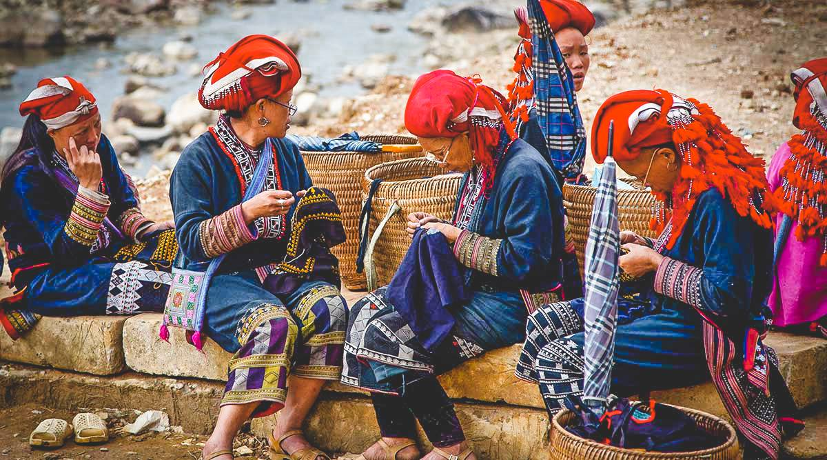 Cao Son market in the North Vietnam