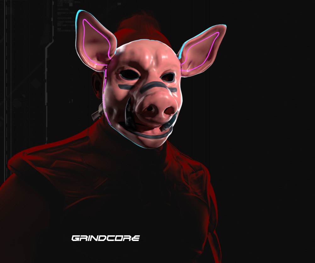 Citizen Conflict pig mask grindcore