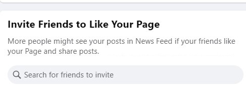Introduce your New Facebook Business Page by Inviting Your Friends 