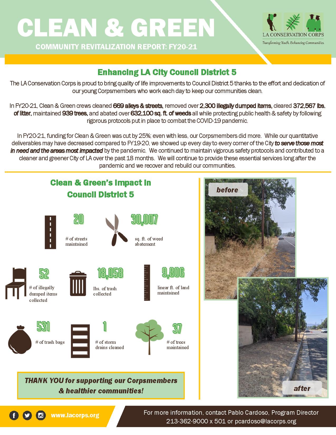 Clean and Green CD5 Report