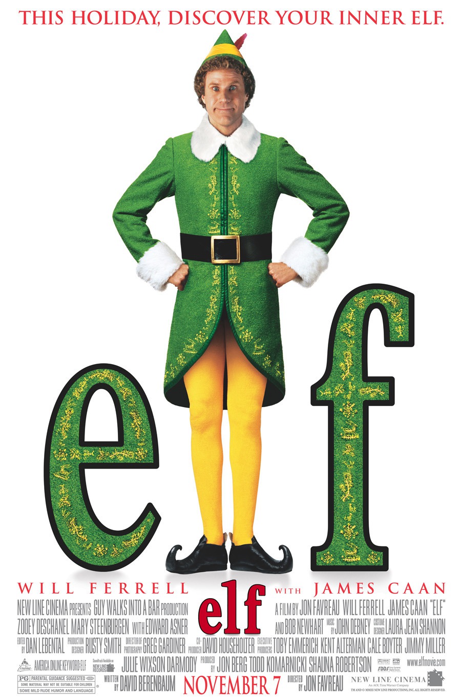 Elf poster (From:IMDB.com).