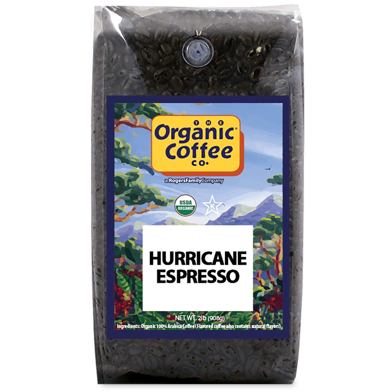 The Organic Coffee Co. Whole Bean Coffee - Hurricane Espresso Roast