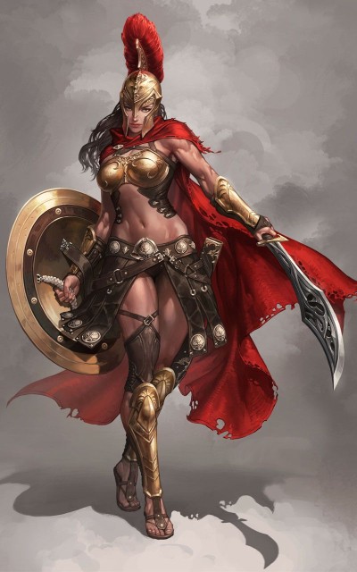 Sparta Warrior - I am a Spartan girl