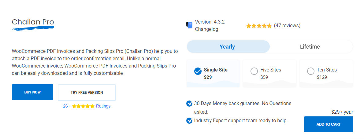 Challan pro pdf invoice plugin