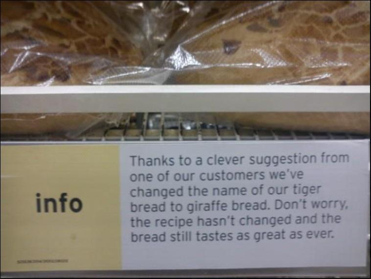 Sainsbury’s renamed a bakery item after a suggestion from a 3-year-old.