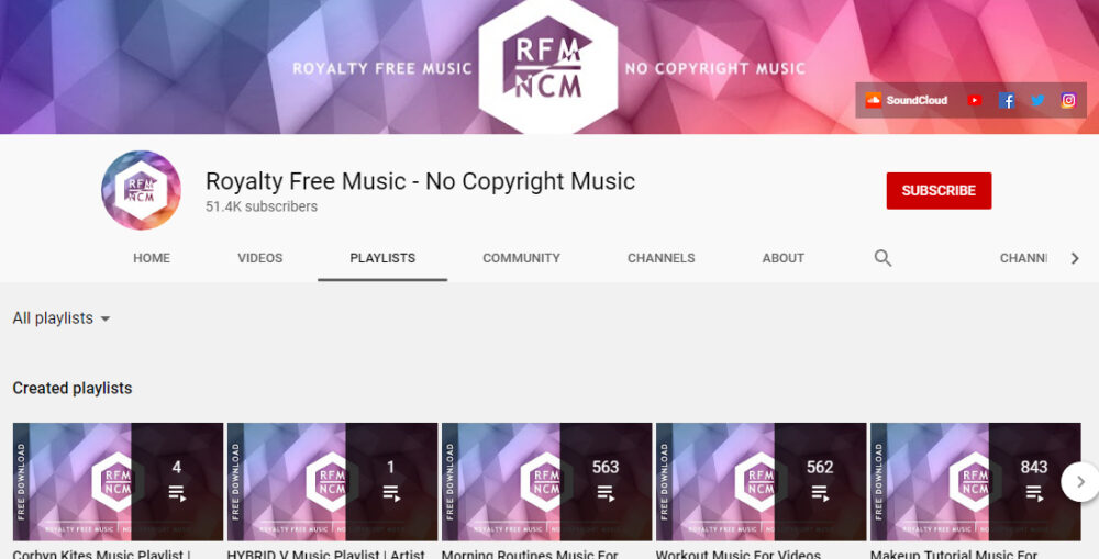 Musique YouTube sans droit d'auteur