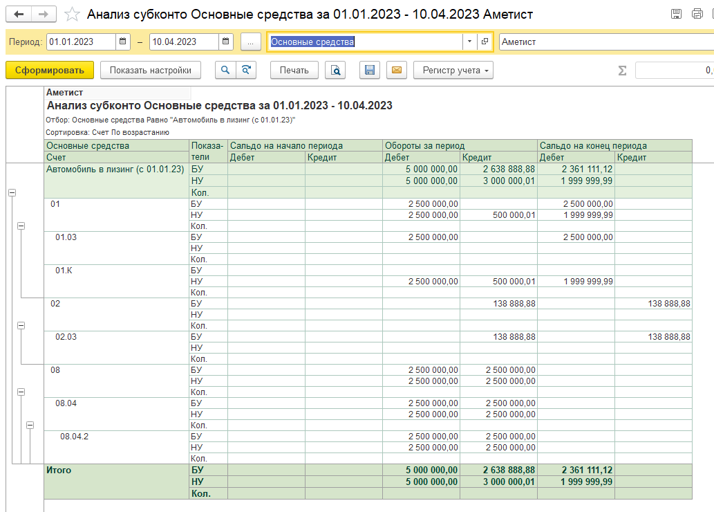 Оборотно-сальдовая ведомость по счету 01 основные средства. Счет 76.05. 76 Счет в главной книге. Счет 76.07.