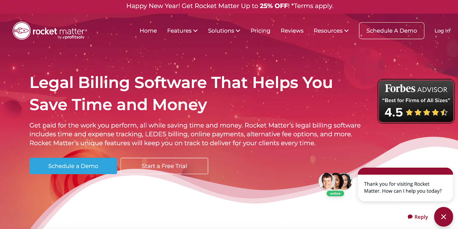 Rocket Matter billing software