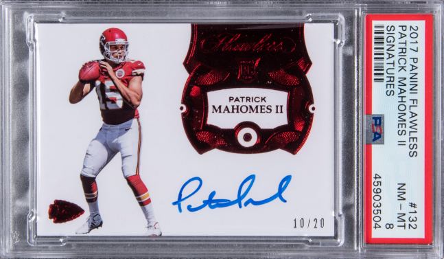 Most valuable Patrick Mahomes rookie cards: 2017 Panini #132