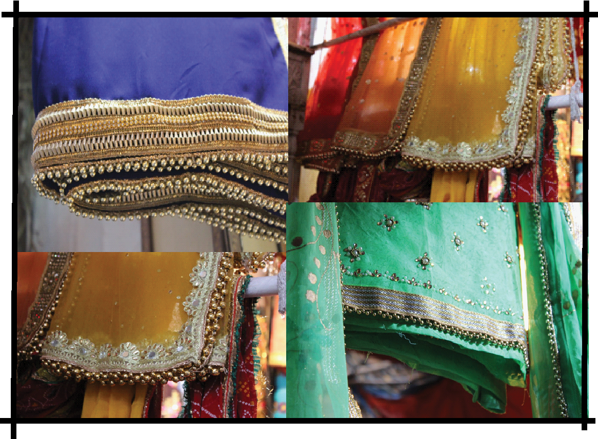 Beads of Elegance, Songs of Festivities- And it's called Moti/Mothi Lace  Borders..