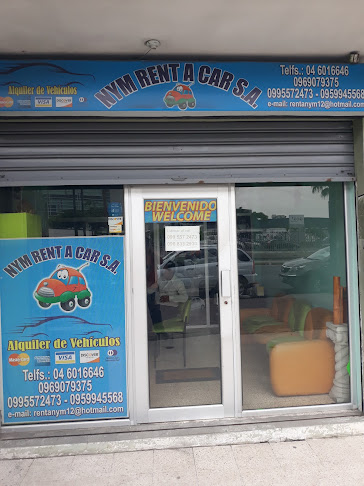 Opiniones de Alquiler de Autos NYM Rent a Car S. A. en Guayaquil - Agencia de alquiler de autos