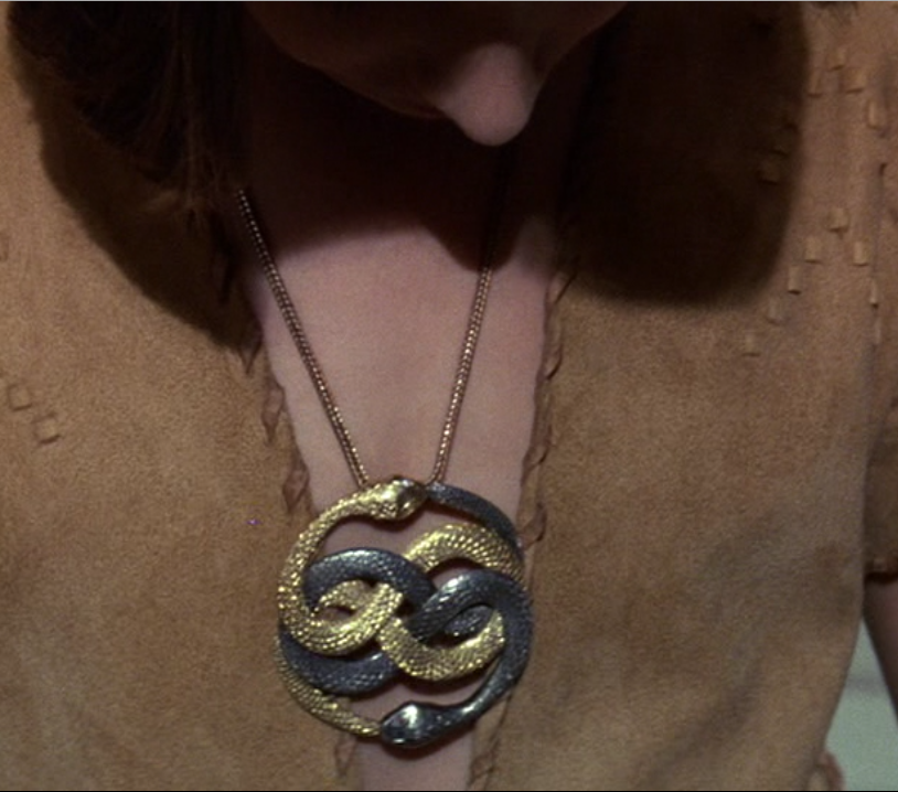 Atreyu receives The Auryn an amulet that protects and guides him on his journey in The Neverending Story