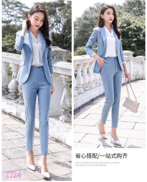 Set bộ vest tay lở quần dài VN10