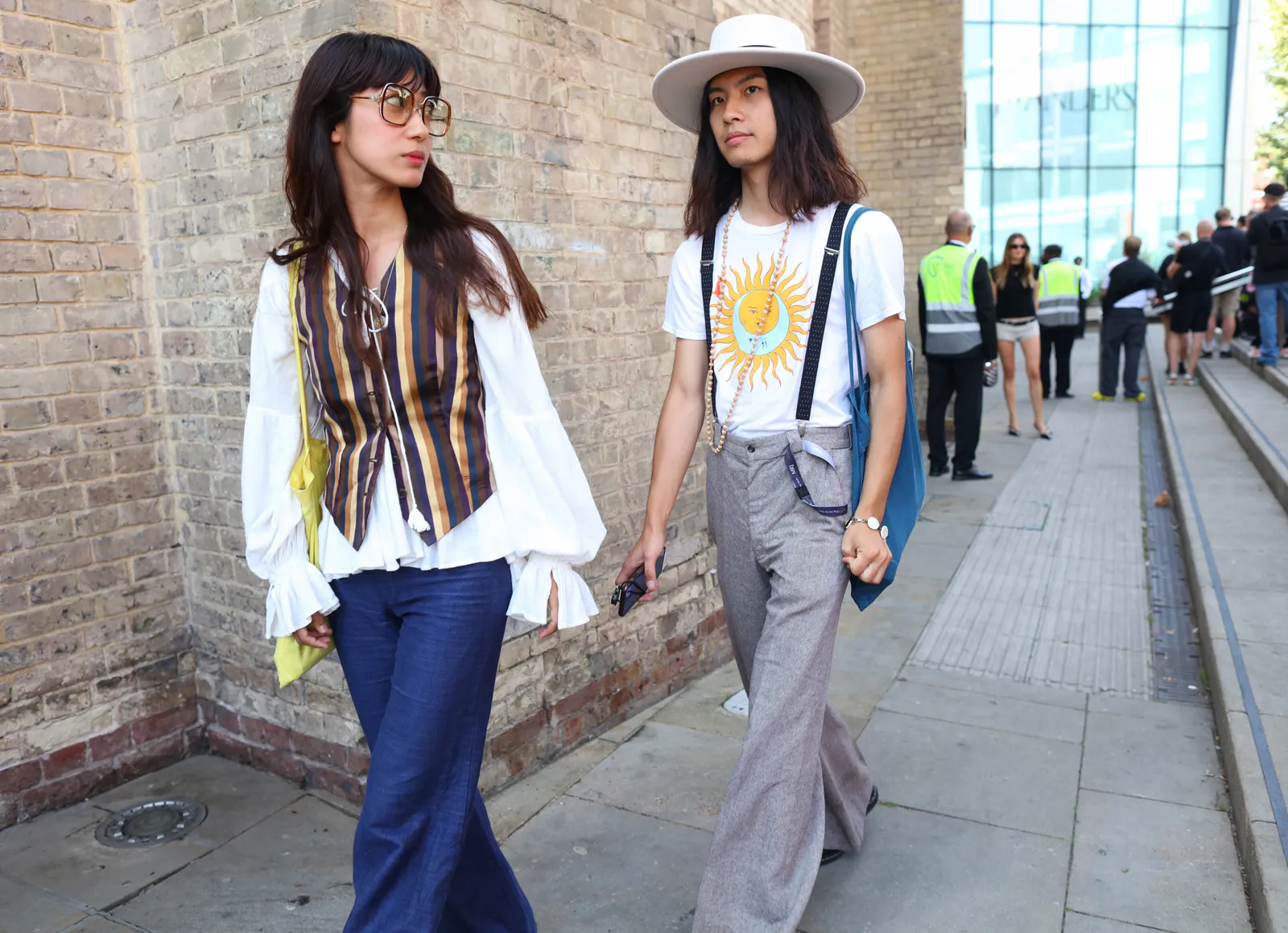 Another gorgeous street style moment at the London fashion week