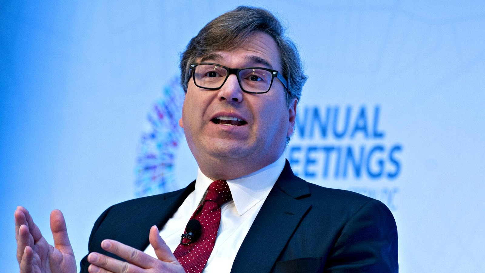 Jason Furman, professor at Harvard Kennedy School, speaks at a panel discussion during the annual meetings of the International Monetary Fund and World Bank Group in Washington, D.C., U.S., on Wednesday, Oct. 16, 2019. The IMF made a fifth-straight cut to its 2019 global growth forecast, citing a broad deceleration across the world's largest economies as trade tensions undermine the expansion.