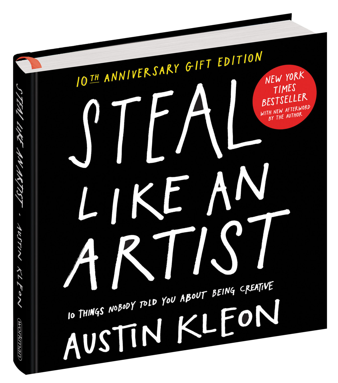 the book 'Steal Like An Artist' by Austin Kleon