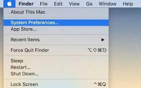 Go to System Preferences on Your Mac